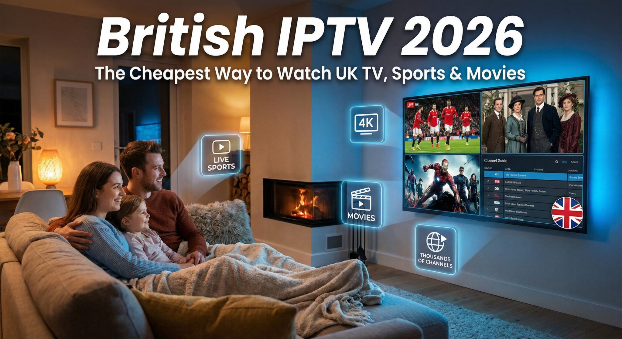 British IPTV streaming on multiple devices in 2026